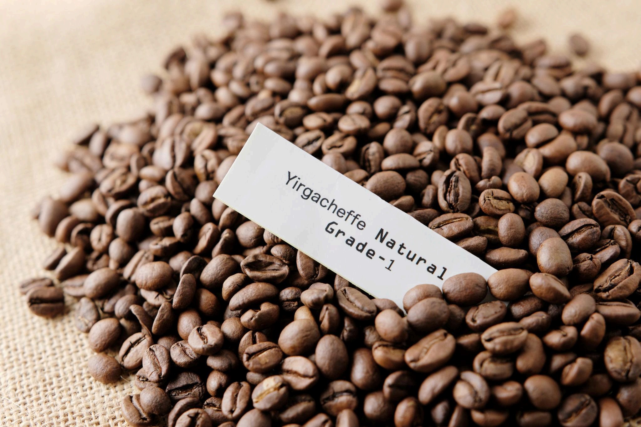 Yirgacheffe coffee beans